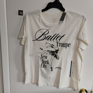 White Ballet Troupe Graphic Tee
